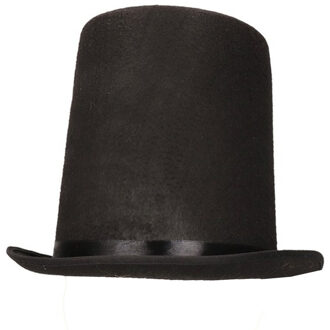 Hoge Abraham Lincoln hoed zwart voor volwassenen