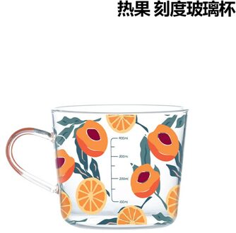 Hoge Borosilicaatglas Hittebestendig Ontbijt Cup Melk Cup Met Schaal Nordic Office Home Creatieve Koffiekopje