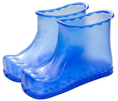 Hoge Buis Voetenbad Schoenen Voor Wassen Voeten, Huishoudelijke Plastic Voetbad, Voetenbad Schoenen blauw