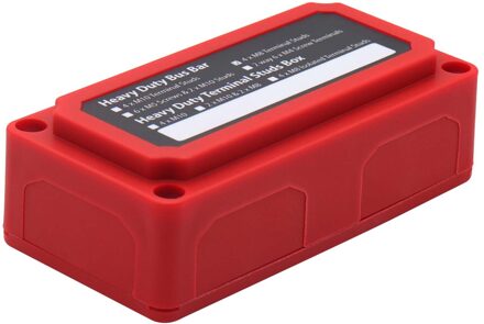 Hoge Bus Bar Box Verdeelkast Auto Truck Terminal Met Schroef Op Hoes Studs Rail Grond Distributie Blok Kit 300A Rood