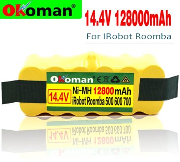 Hoge Capaciteit 12800Mah 14.4V Batterij Voor Irobot Roomba Stofzuiger 500 530 540 550 620 600 650 700 780 790 870