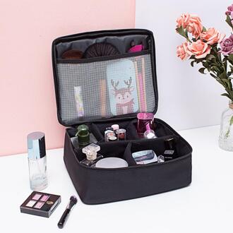 Hoge Capaciteit Grote Professionele Toilettas Cosmetica Make-Up Borstel Opbergdoos Waterdichte Make Up Gereedschap Case Beauty Kit 01