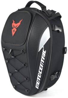 Hoge Capaciteit Motorcycle Tail Bag Multi-Functionele Motorfiets Rider Rugzak Duurzaam Waterdicht Motorfiets Fietsen Rear Seat Bag rood