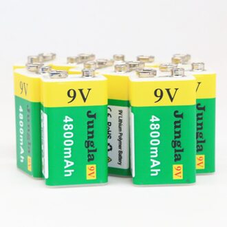 Hoge Capaciteit Usb Batterij 9V 4800Mah Li-Ion Oplaadbare Batterij Usb Lithium Batterij Voor Speelgoed Afstandsbediening 1stk