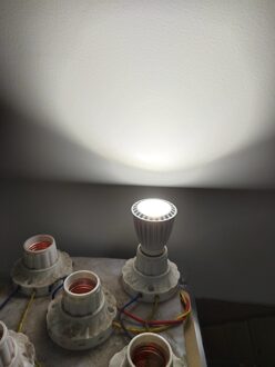 Hoge Cri Ra 95 + E27 7W Cob Led Bulb Lamp Led Spotlight Downlight Lamp AC85V-265V Pure White 6000K Voor Woonkamer Keuken Kantoor 1stk CRI 95 E27