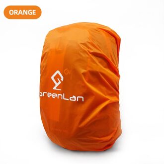 Hoge Dichtheid Waterdichte Rugzak Regenhoes Schooltas Regenhoes Outdoor Wandelen Tas Waterdicht Cover Stofdicht oranje