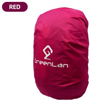 Hoge Dichtheid Waterdichte Rugzak Regenhoes Schooltas Regenhoes Outdoor Wandelen Tas Waterdicht Cover Stofdicht roos rood