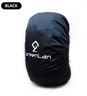 Hoge Dichtheid Waterdichte Rugzak Regenhoes Schooltas Regenhoes Outdoor Wandelen Tas Waterdicht Cover Stofdicht zwart