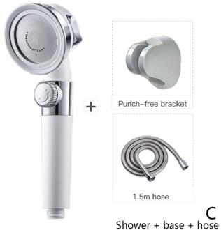 Hoge Druk Bad Douchekop Jetting Douchekop Water Set Badkamer Accessoires Saving Badkamer Verstelbare E1N4