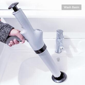 Hoge Druk Sink Baggerschip Badkamer Wc Artefact Lucht Afvoer Blaster Plunger Cleaner Huishoudelijke Wc Badkamer Riolering Gereedschap