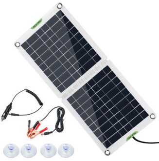 Hoge Efficiëntie Zonnepaneel Draagbare 60W12V5V Mobiele Telefoon QC3.0, Flexibele Zonnepaneel Auto Outdoor Emergency Opladen
