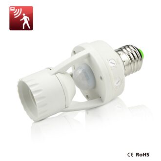 Hoge Gevoeligheid PIR Motion Sensor E27 LED lamp Base Houder 110 V-220 V Met licht Schakelaar Infrarood inductie Lamp Socket