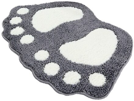 Hoge-Haar Badkamer Wc Deur Absorberende Vloermat Tapijt Slaapkamer Antislip Voet Pad Badmat Badkamer Mat keuken Mat licht grijs