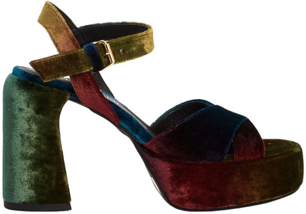 Hoge hak sandalen voor elke gelegenheid Elena Iachi , Green , Dames - 38 Eu,39 Eu,40 EU