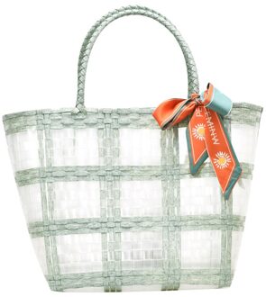 Hoge Handgemaakte Toevallige Geweven Tassen Voor Vrouwen Grote Capaciteit Casual Dames Tote Mode Reizen Handtas Sac Een belangrijkste groot groen