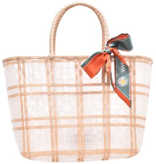 Hoge Handgemaakte Toevallige Geweven Tassen Voor Vrouwen Grote Capaciteit Casual Dames Tote Mode Reizen Handtas Sac Een belangrijkste groot khaki