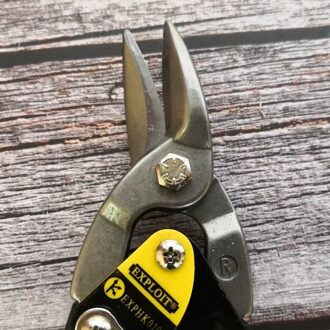 Hoge hardheid Scharen Professionele industriële grade schaar Gebogen Blade blikschaar Metalen schaar Luchtvaart schaar rechtsaf