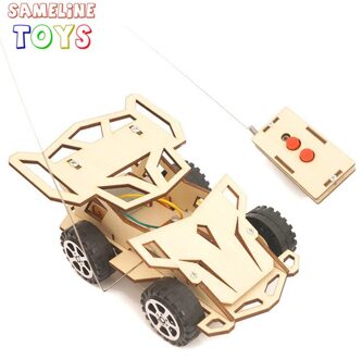 Hoge Houten Model Remote Controlled Speelgoed Onderwijs Model Science Experiment Stem Speelgoed Puzzel Jongen Speelgoed Voor Kinderen Diy