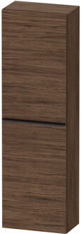 Hoge Kast Duravit D-Neo Kolomkast Wand 132 cm Linksdraaiend Mat Noten (Donker) Bruin