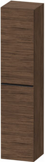 Hoge Kast Duravit D-Neo Kolomkast Wand 176 cm Linksdraaiend Mat Noten (Donker) Bruin