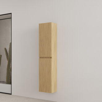 Hoge Kast Gliss Design Timotheus 160 CM Castle Brown Bruin