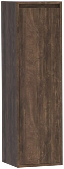 Hoge Kast NEXXT Exclusive Line Linksdraaiend 120x35x35 cm Burned Bark Bruin