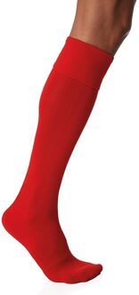 Hoge kniekousen - Rood - Verkleed sokken - Dames/heren - 1 paar - polyester/elasthan