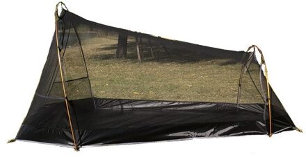 Hoge Materiaal Volledige Gaas Outdoor Anti-Mosquito Tent Ultra-Lichtgewicht Aluminium Staaf Bergbeklimmen Camping Benodigdheden groen