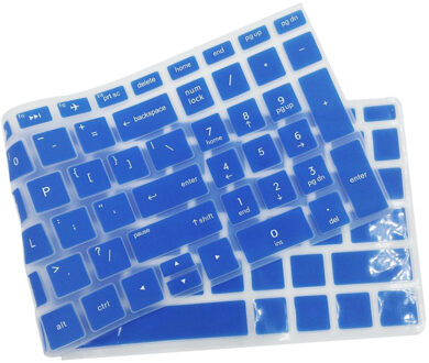 Hoge Onzichtbare Toetsenbord Protector Skin Cover Voor Hp 15.6 Inch Bf Laptop Pc blauw as described