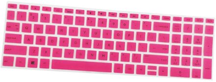 Hoge Onzichtbare Toetsenbord Protector Skin Cover Voor Hp 15.6 Inch Bf Laptop Pc roze as described