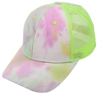 Hoge Paardenstaart Baseball Caps Messy Bun Hoed Sport Cap Trucker Hoeden Zonneklep Cap Voor Vrouwen Meisjes Dagelijkse Accessoires groen