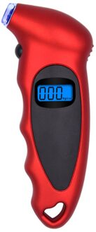 Hoge Precisie Bandenspanningsmeter 0-150 Psi Backlight Digitale Bandenspanning Monitoring Auto Bandenspanningsmeter Rood