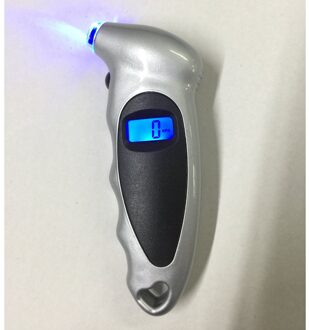 Hoge Precisie Bandenspanningsmeter 0-150 Psi Backlight Digitale Bandenspanning Monitoring Auto Bandenspanningsmeter wit