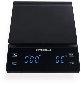 Hoge Precisie Elektronische Digitale Led Koffie Meten Schaal Stam Sensor Hand-Made Koffie Drip Digitale Weegschaal Display 01