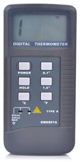Hoge Precisie Lcd-scherm Digitale Thermometer Pyrometer Temperatuur Meter met K Type Probe Meetbereik 50 1300 Graden