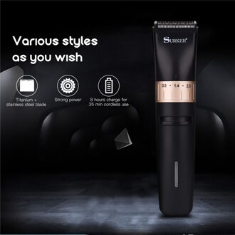 Hoge Precisie Tondeuse Professionele Oplaadbare Tondeuse Baard Trimer 0.8-2.0mm Verstelbare Elektrische Kapsel Machine 42