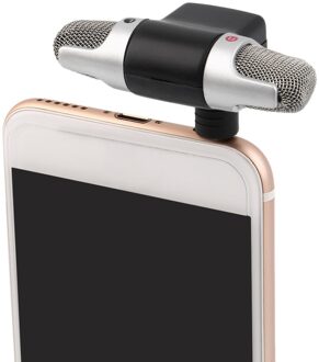 Hoge Prestaties 3.5Mm Jack Portable Mini Mic Digitale Stereo Microfoon Voor Recorder Mobiele Telefoon Zingen Lied Karaoke