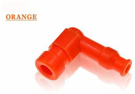 Hoge Prestaties Bougie Cap Car Auto Motorrijwiel Bougie Cap Accessoires voor 50cc 110cc 125cc 140cc 150cc 160cc oranje