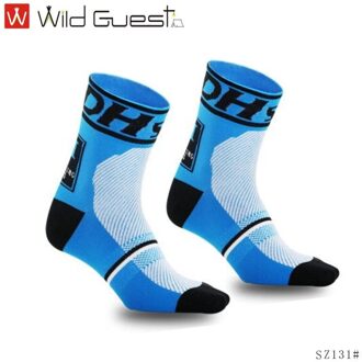 Hoge Qualitymen En Vrouwen Sport Fietsen Sokken Fiets Running Basketbal Sport Ademend Mid-Been Sokken SZ131