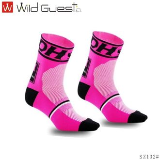 Hoge Qualitymen En Vrouwen Sport Fietsen Sokken Fiets Running Basketbal Sport Ademend Mid-Been Sokken SZ132