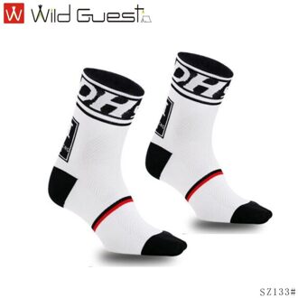 Hoge Qualitymen En Vrouwen Sport Fietsen Sokken Fiets Running Basketbal Sport Ademend Mid-Been Sokken SZ133