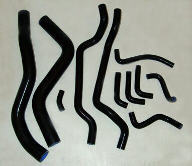Hoge qulality kit Voor MITSUBISHI ECLIPSE DSM TURBO 1995-1999 SILICONE Radiator SLANG 1996 1997 1998 zwart