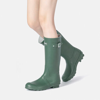 Hoge regenlaarzen voor vrouwen Olijf - EU 42 / UK 8
