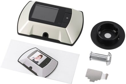 Hoge Resolutie 2.4 Inch Lcd Video-Eye Visuele Monitor 80 Graden Kijkhoek Draadloze Deur Kijkgaatje Camera Wit Video kijkgaatje