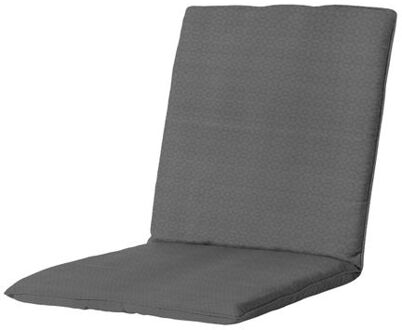 Hoge rug - Check grey - 97x49 - Grijs