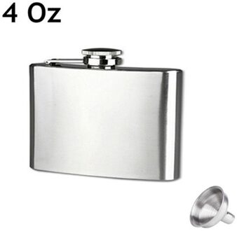 Hoge Rvs Hip Liquor Fles Whiskey Alcohol Pocket Wijn Fles Uej 4oz