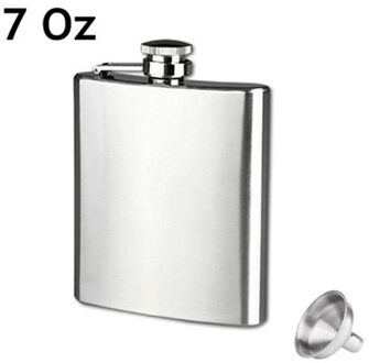 Hoge Rvs Hip Liquor Fles Whiskey Alcohol Pocket Wijn Fles Uej 7oz