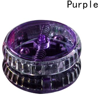 Hoge Snelheid Yoyo Bal Lichtgevende Knipperende Kind Koppelingsmechanisme Yo-Yo Speelgoed Voor Kid Entertainment Kinderen paars