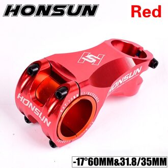 Hoge Sterkte 31.8Mm Fiets Stuurpen Gefreesd Mtb Mountainbike Stuurpen Fietsonderdelen Fietsen Stuurpen Vástago De Bicicleta rood