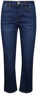 Hoge Straight Jeans Frame , Blue , Dames - W26